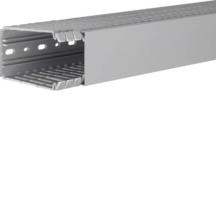 Hager BA7100060 Slotted Panel Trunking 100x60mm, Grey