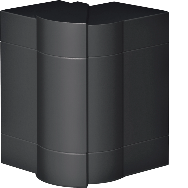 Hager BRP651303H9011 External Corner, Black (RAL 9011)