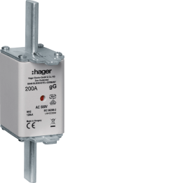 Hager LNH2200M HRC LV Fuse Link NH2 gG AC500V 200A