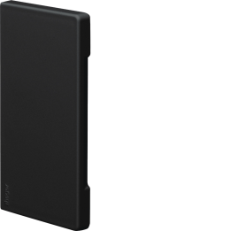 Hager BRP6513069011 End Cap, Black