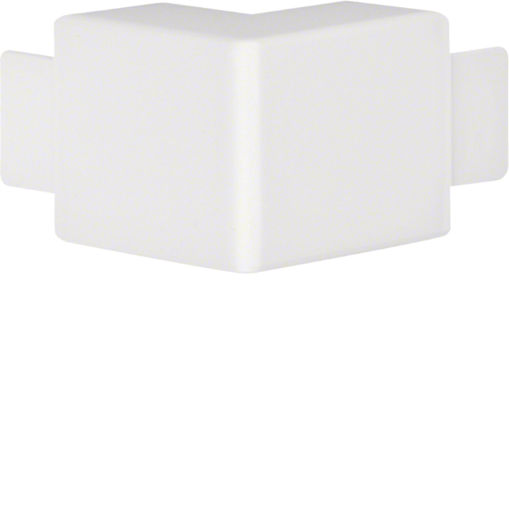 Hager LF3004539011 Coin extérieur pour goulotte LF/LFH 30x45 mm, blanc
