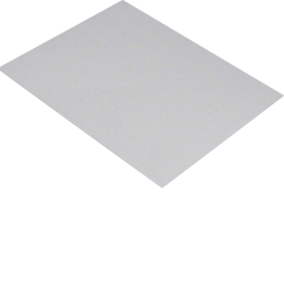 Hager VDDEE09P2 Incrustation en carton pour boîtier VDE09 2 mm