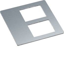 Hager GBVDM052 Plaque de support pour 2 gangs RJ45 20,1x14,8 mm
