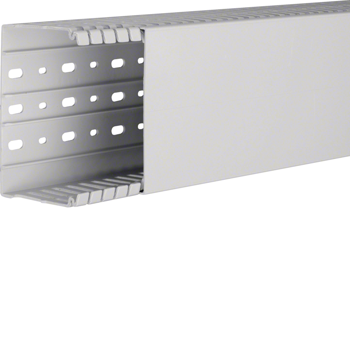 Hager HA780120 Goulotte à Panneau Fendu 80x120mm Gris