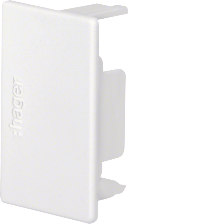 Hager LF3004569016 Embout pour goulotte LF/LFH 30x45mm blanc signalisation