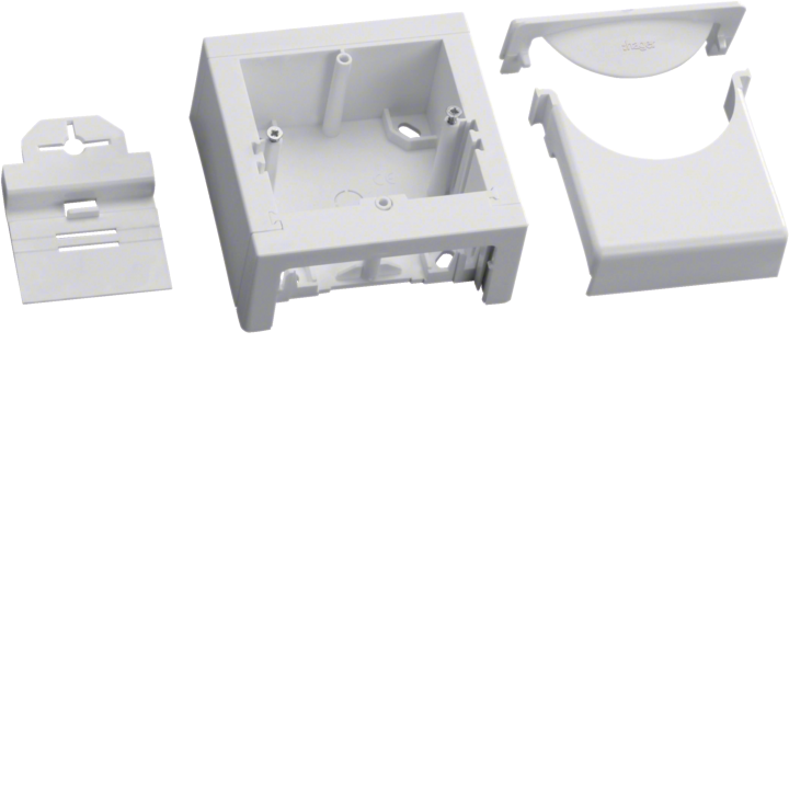 Hager ATA806099016 Boîtier de sortie universel 60 mm + adaptateur ATA