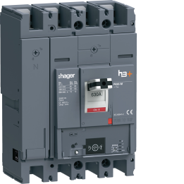 Hager HMW631NR MCCB H3+ P630 Energy 4x630A 50kA