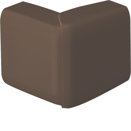 Hager ATA123038014 Coin extérieur pour mini goulotte ATEHA, 12x30 mm, marron