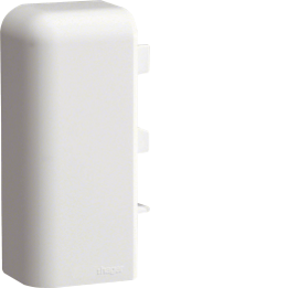 Hager M55649010 Embout gauche pour goulotte SL 20071, blanc pur