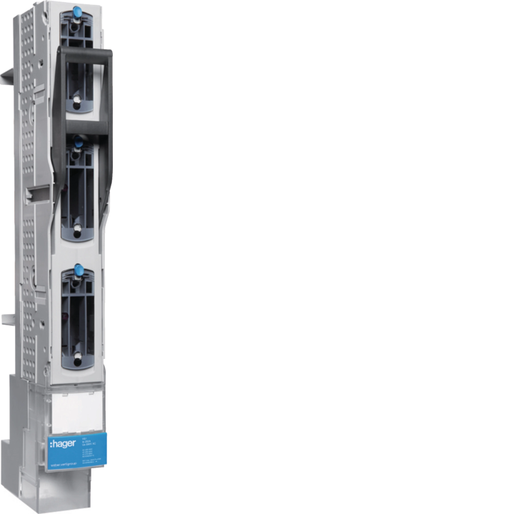 Hager LVS0060SPX Fuse Switch-Disconnector, 3P, 630A, 690V AC, NH0, M8