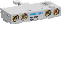 Hager MZ522N Auxiliary Contact for Motor Starter 1C