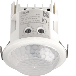 Hager EER501 Movement Detector 360° Flush Mounted