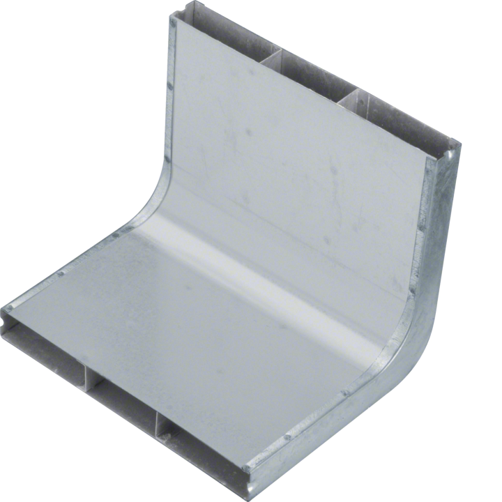 Hager UKK240283 Conduit sous le sol coudé 240 x 28 mm, 3 groupes