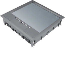 Hager VQ12127011 Unité d'alimentation Q12 pour sol 12 mm gris clair