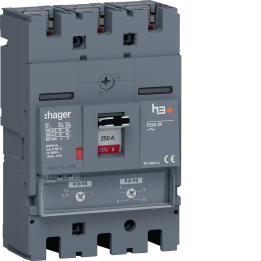 Hager HHT250DR MCCB 3P 250A 50kA