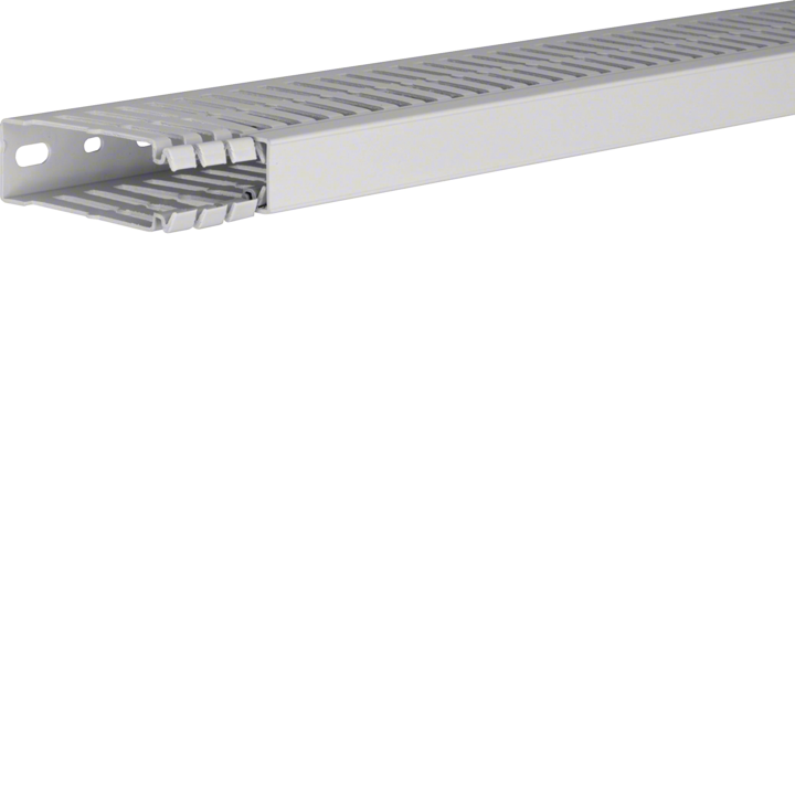 Hager HA780025 Goulotte à Panneau Fendu 80x25mm Gris