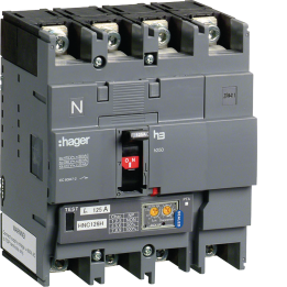 Hager HNC251H MCCB 4P 250A 50kA LSI