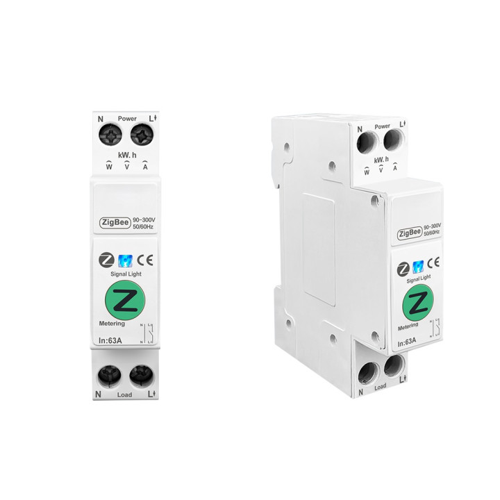 Immax NEO Smart Elektronischer Schutzschalter einphasig 1-63A, Verbrauchsmessung, Zigbee 3.0 (07573L)