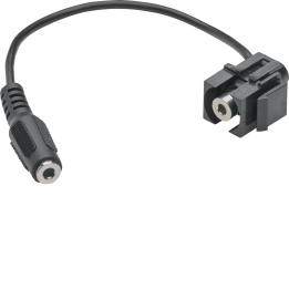 Hager GMKAUDIO1 Keystone Insert stéréo Jack 3,5 mm