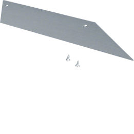 Hager AKE1500401 Embout pour goulotte de sol 150x40mm