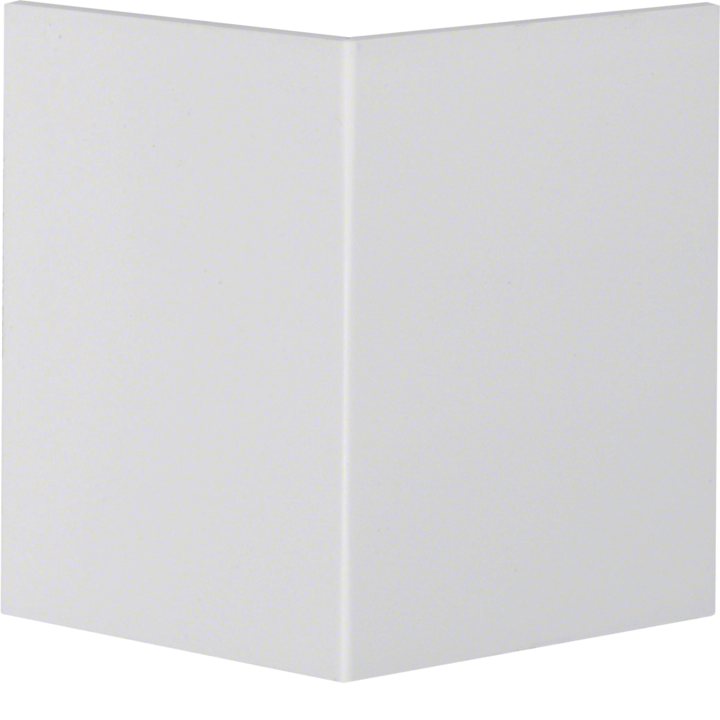 Hager R89297035 Couvercle d'angle externe pour goulotte BR70100, gris clair