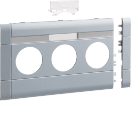 Hager GB10031LAN Prise frontale triple BRH 100 LF Alu