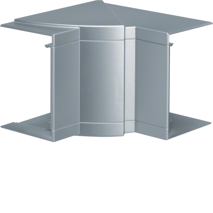 Hager BR651004HLAN Coin intérieur pour goulotte en aluminium 68x100mm