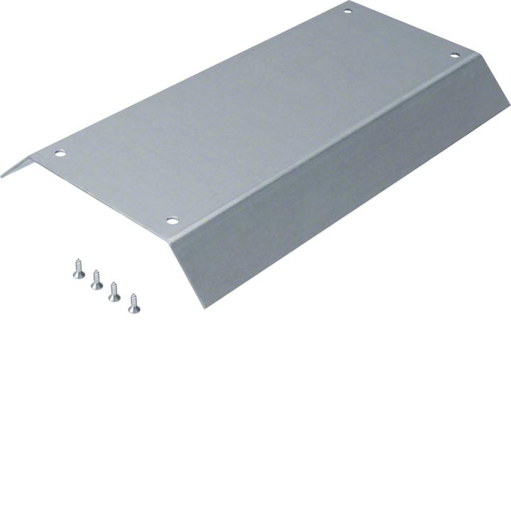 Hager AKB41500402 Couvercle aveugle 400 mm 45° double face pour goulotte AK 150x40
