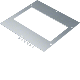 Hager UDM2147E04 Couvercle de montage pour boîtier de sol taille 2 E04