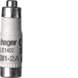 Hager LE1402 Fuse D01 E14 2A 400V gG