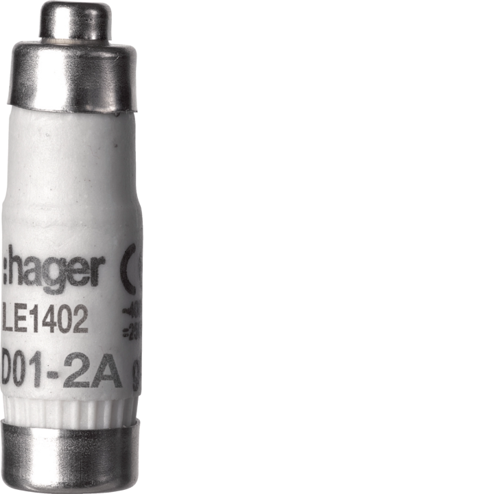 Hager LE1402 Fuse D01 E14 2A 400V gG
