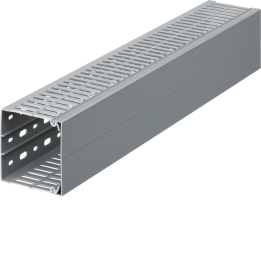 Hager BA7A80080 Goulotte à Panneau Fendu 80x80mm Gris