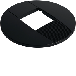 Hager DAC459011 Cadre rosace Noir graphite