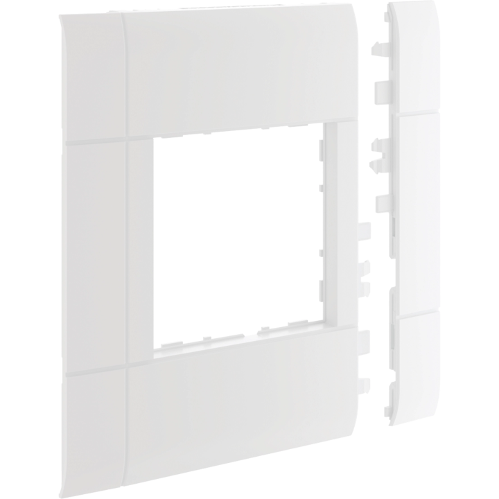 Hager GR1000A9016 Cache-cadre 55 mod hfr 100 mm Blanc signalisation