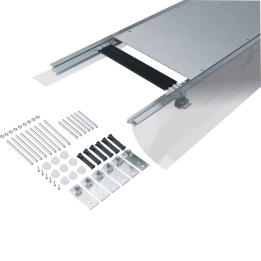 Hager BKF400145 Conduit de sol avec film 400x145-190 mm