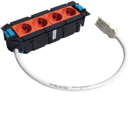 Hager GTV0RW4ROWA325 Prise intelligente 4x prise Schuko type F