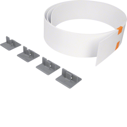 Hager BKTWK61 Cloison pour goulotte de câbles, hauteur 61 mm, longueur 2 m, PVC
