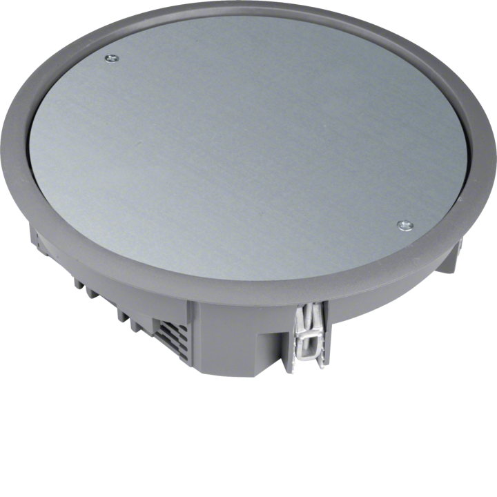 Hager VDR06127011 Couvercle d'inspection R06 pour sol surélevé 12 mm gris clair