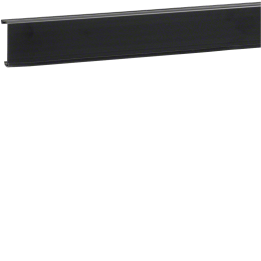 Hager SL20055219011 Couvercle de goulotte avec composé souple, noir