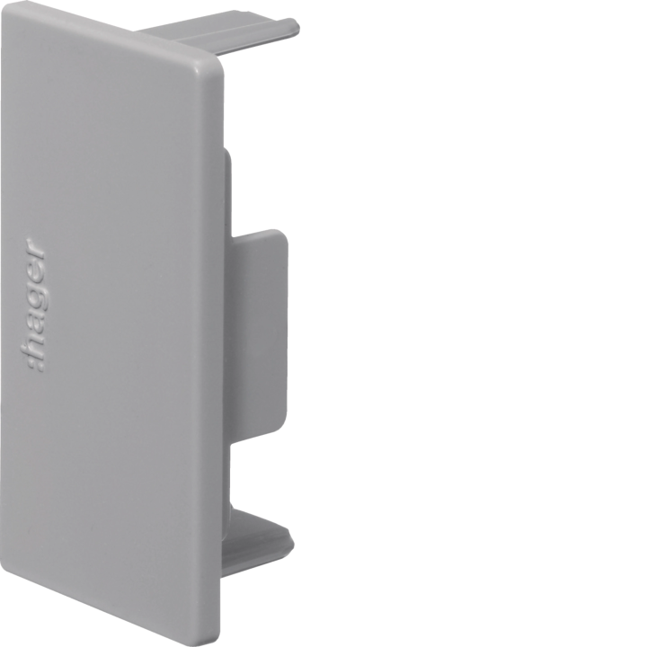 Hager LF3006067030 Embout pour goulotte LF 30x57mm Gris pierre (RAL 7030)