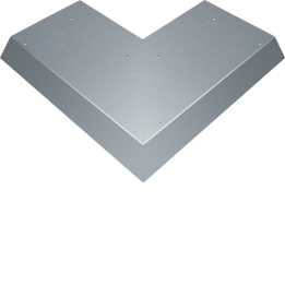 Hager AKBA2500701V Coin d'extension de couvercle aveugle 100EW pour AK 250x70