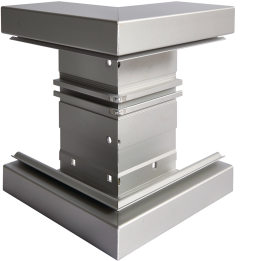 Hager BRA651703BELN Coin extérieur pour mini goulotte