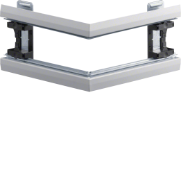 Hager BKIS251303E9016 Goulotte de Câble Externe 25mm Acier Blanc