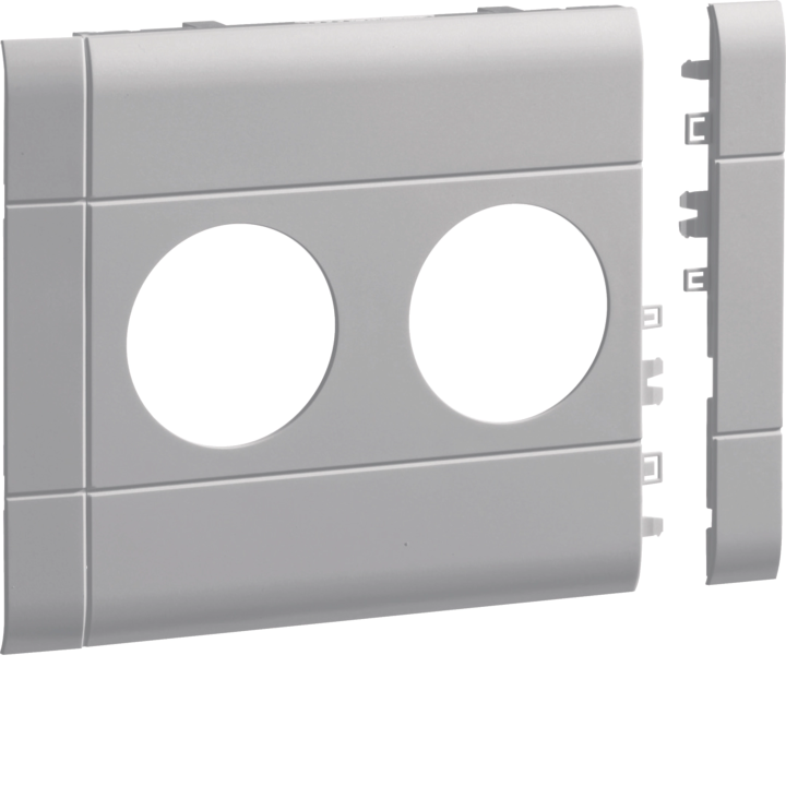 Hager GB10020K7035 Prise frontale double BR 100 lg