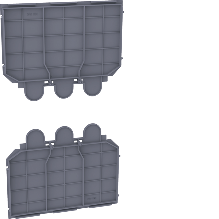 Hager HYW052H Earth Plate Spread Terminal P630 3P