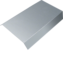 Hager AKBAZ4000702 Couvercle aveugle 45° Branchement pour goulotte AK 400x70mm
