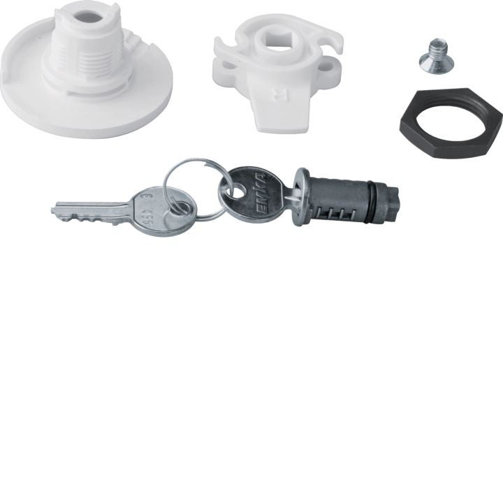 Hager FZ453N Smart Door Lock, Cylinder Nr.455, IP44
