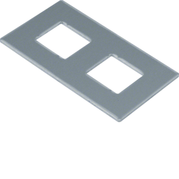 Hager GTVDM042 Plaque de support pour GTVD2/3 2xRJ45 17,2x18,3 mm