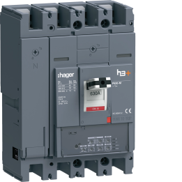 Hager HPW631JR MCCB H3+ P630 LSI 4x630A 50kA