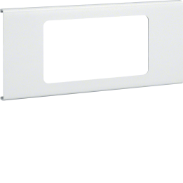 Hager L91129016 Couvercle prédécoupé 2 gangs FB 60110 Blanc signalisation